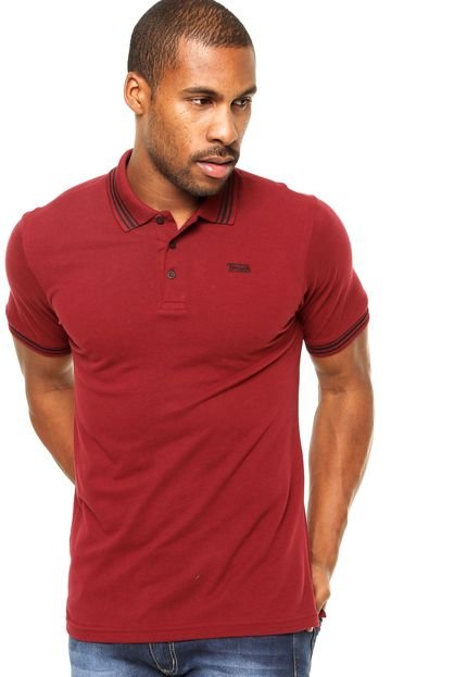 Camisa Polo Triton Logo Vinho - Marca Triton