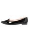 Slipper DAFITI SHOES Verniz Preto - Marca DAFITI SHOES