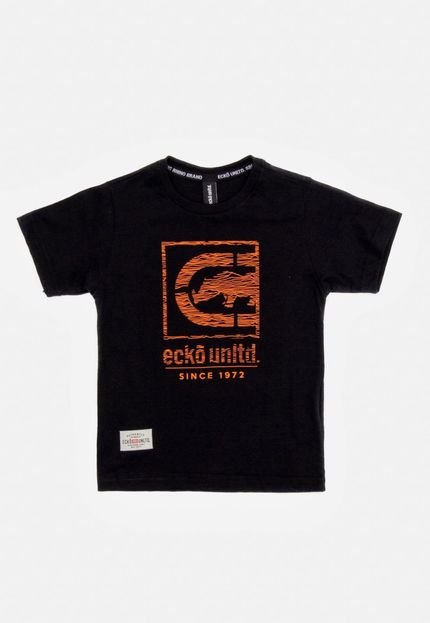 Camiseta Ecko Infantil Estampada Preta - Marca Ecko