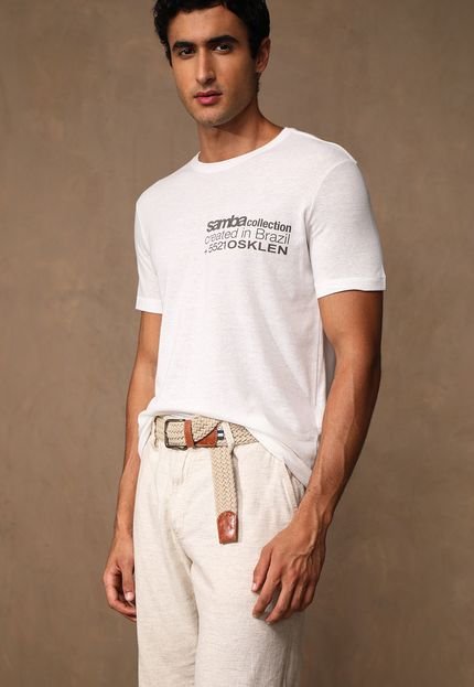 Camiseta Osklen Samba Branca - Marca Osklen