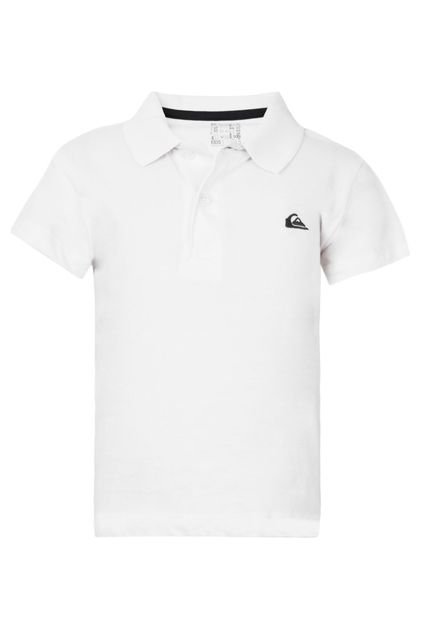 Camisa Polo Quiksilver Inf Logo Branca - Marca Quiksilver
