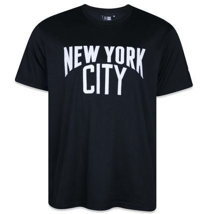 Camiseta New Era Jersey New York City Back To School Manga Curta - Marca New Era