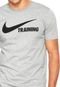 Camiseta Nike Training Swoosh Cinza - Marca Nike