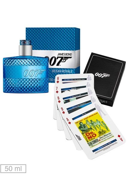 Kit Perfume Ocean Royale James Bond 50ml - Marca James Bond