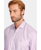 Camisa Regular Melange Lilás - G - Marca Aramis