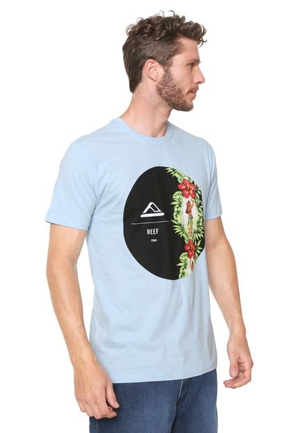 Camiseta Reef Aloha Azul - Marca Reef