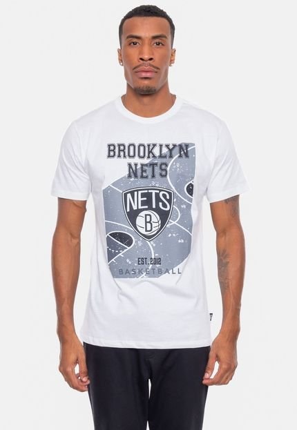 Camiseta NBA Backcourt Brooklyn Nets Branca Off - Marca NBA