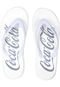 Chinelo Coca Cola Shoes Logo Branco - Marca Coca Cola