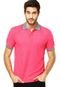 Camisa Polo TNG Listras Rosa - Marca TNG