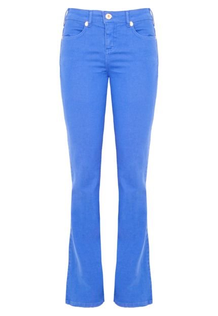 Calça Jeans Forum Flare Fivela Azul - Marca Forum