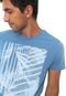 Camiseta Aramis Palmeira Azul - Marca Aramis