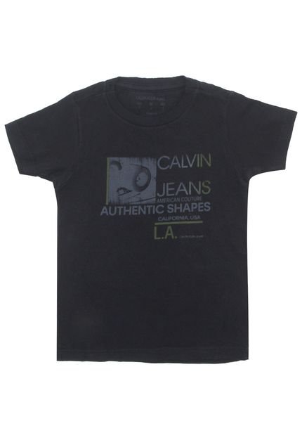 Camiseta Calvin Klein Kids Menino Preta - Marca Calvin Klein Kids