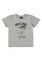 Conjunto Camiseta Manga Curta e Bermuda Infantil Guloseima Cinza - Marca GULOSEIMA