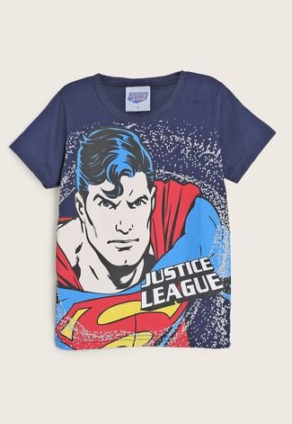 Camiseta Kamylus Super Homem Azul