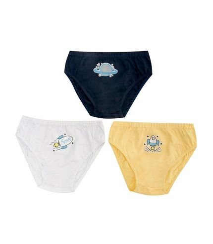 Kit Cueca Infantil Slip Com 3 Evanilda Unica - Marca Evanilda