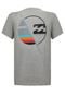 Camiseta Billabong Palm Beach Pj Mescla Infantil Cinza - Marca Billabong