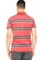 Camisa Polo Kanui Clothing & Co. Listrada Vermelha - Marca Kanui Clothing & Co.