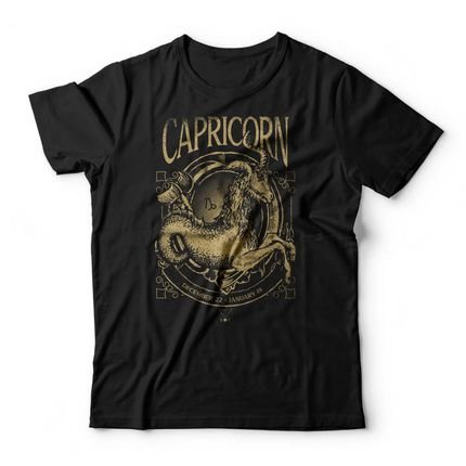 Camiseta Capricorn - Preto - Marca Studio Geek 