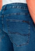 Calça Jeans Skinny Lavagem Escura com Cadarço - Marca Hangar 33