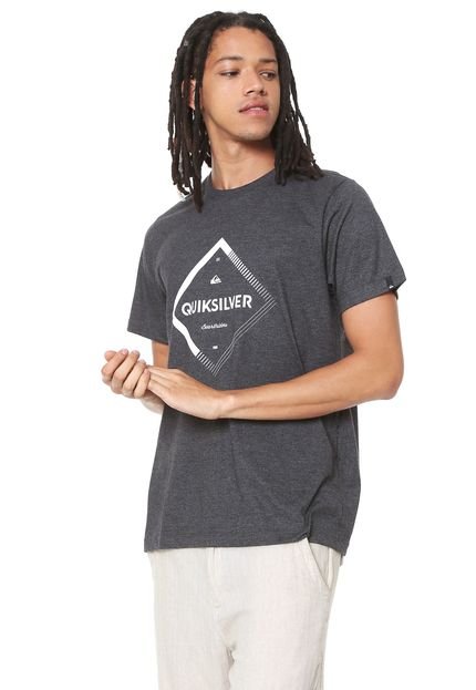 Camiseta Quiksilver Diamond Spiri Grafite - Marca Quiksilver