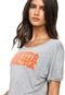 Camiseta Cropped Cavalera Glitch Cinza - Marca Cavalera