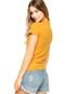 Camisa Polo Manga Curta Malwee Confort Amarela - Marca Malwee