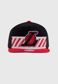 Gorro Ángeles Lakers L Negro Rojo Mitchell And Ness
