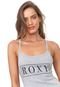 Vestido Roxy Midi Just Fine Cinza - Marca Roxy