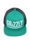 Boné Grizzly Trucker Colored Bear Stamp Verde - Marca Grizzly