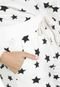 Pijama Cor com Amor Estrelas Off-White - Marca Cor com Amor