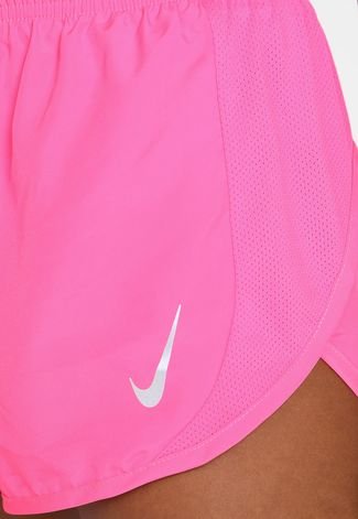 Shorts Nike Dri-FIT Tempo Race Feminino - Preto+Branco