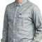 Camisa RVCA Manga Longa Honest Silver Bleach Masculina Cinza - Marca RVCA