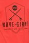 Camiseta Manga Curta WG Rider Vermelha - Marca WG Surf