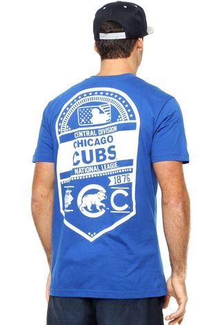 Camiseta Manga Curta New Era Juke Box 16 Chicago Cubs Azul