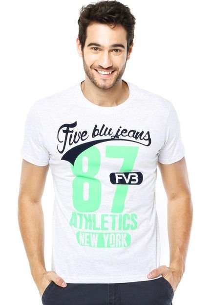 Camiseta FiveBlu New York Cinza - Marca FiveBlu