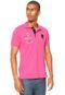 Camisa Polo STN Detalhe Rosa - Marca STN
