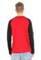Camiseta Fatal Surf Raglan Vermelha/Preta - Marca Fatal Surf