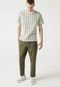 Calça chino skinny masculina Lacoste em algodão com stretch Verde - Marca Lacoste