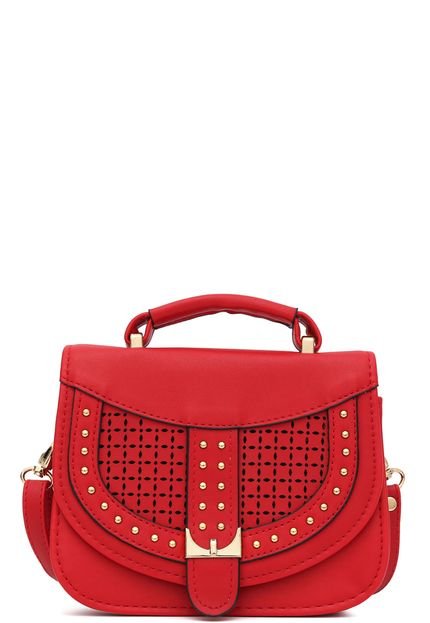 Bolsa Gash Tachas Vermelho - Marca Gash