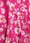 Vestido Carinhoso Menina Floral Rosa - Marca Carinhoso