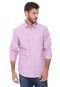 Camisa Richards Reta Traveller Rosa - Marca Richards