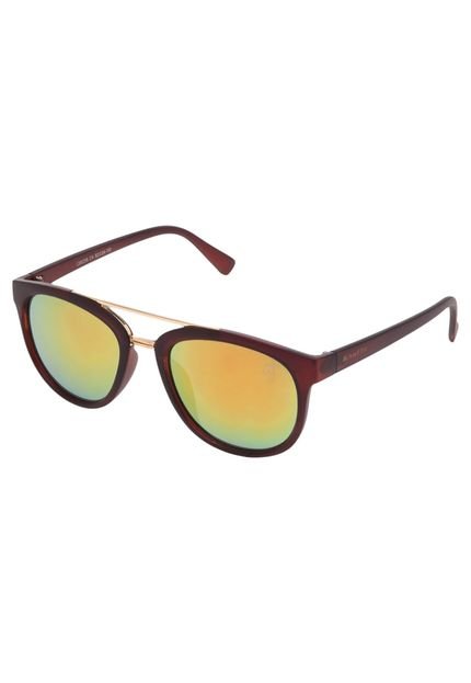 Óculos de Sol Khatto Translúcido Espelhado Marrom - Marca Khatto