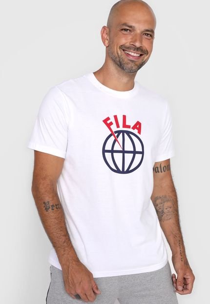 Camiseta Fila Mondo New Branca - Marca Fila