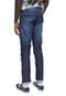 Calça Jeans HD Slim Estonada Azul-marinho - Marca HD