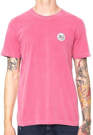 Camiseta Von Dutch Logo Rosa