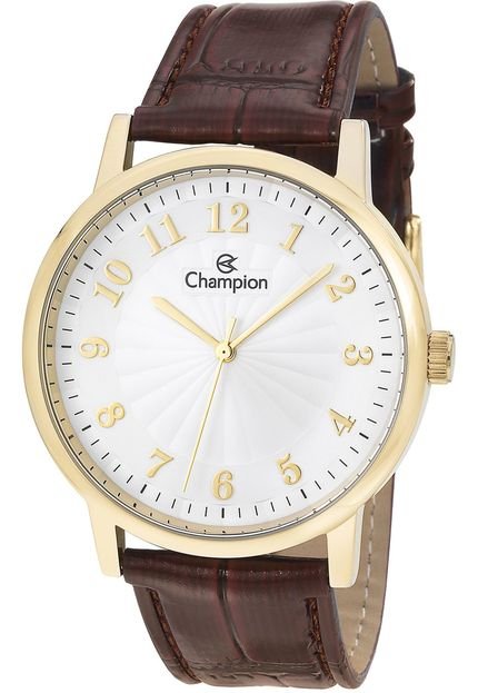Relógio Champion CN20560S Marrom/dourado - Marca Champion
