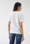 Camiseta Colcci Reta Estampada Off-White - Marca Colcci