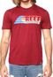 Camiseta Reef Stripe Vermelha - Marca Reef