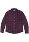 Camisa Calvin Klein Kids Menino Xadrez Vinho - Marca Calvin Klein Kids