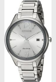 Reloj Mujer Premium Eco-Drive Plateado Citizen